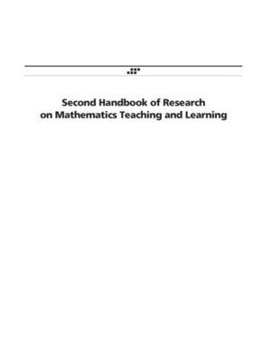 cover image of Second Handbook of Research on Mathematics Teaching and Learning